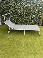 Zonnebed / ligbed, Ophalen, Gebruikt, Aluminium, Inklapbaar