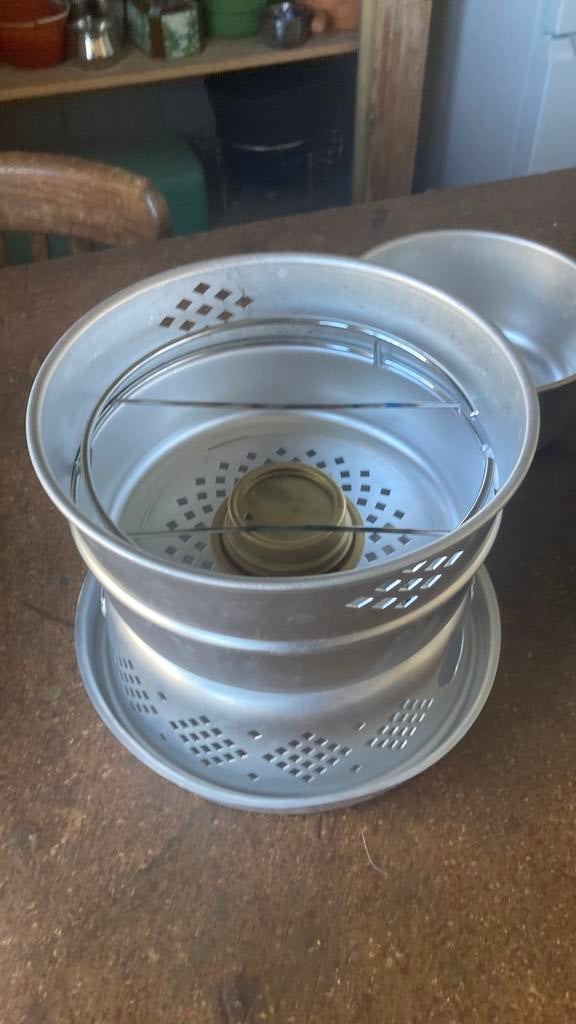 Lichtgewicht kampeer kookset, Caravans en Kamperen, Kampeeraccessoires, Ophalen of Verzenden, Zo goed als nieuw