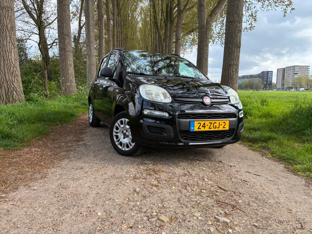 Fiat Panda Twinair 85pk 2012 Zwart, Auto's, Fiat, Voorwielaandrijving, 40 €/maand, Panda, Zwart