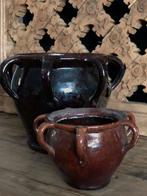 Set oude oor potjes sober brocant landelijk, Ophalen of Verzenden