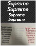 Supreme remklauw stickers (6 stuks) OEM Zwart / Wit / Rood, Verzamelen, Ophalen of Verzenden, Nieuw, Auto of Motor