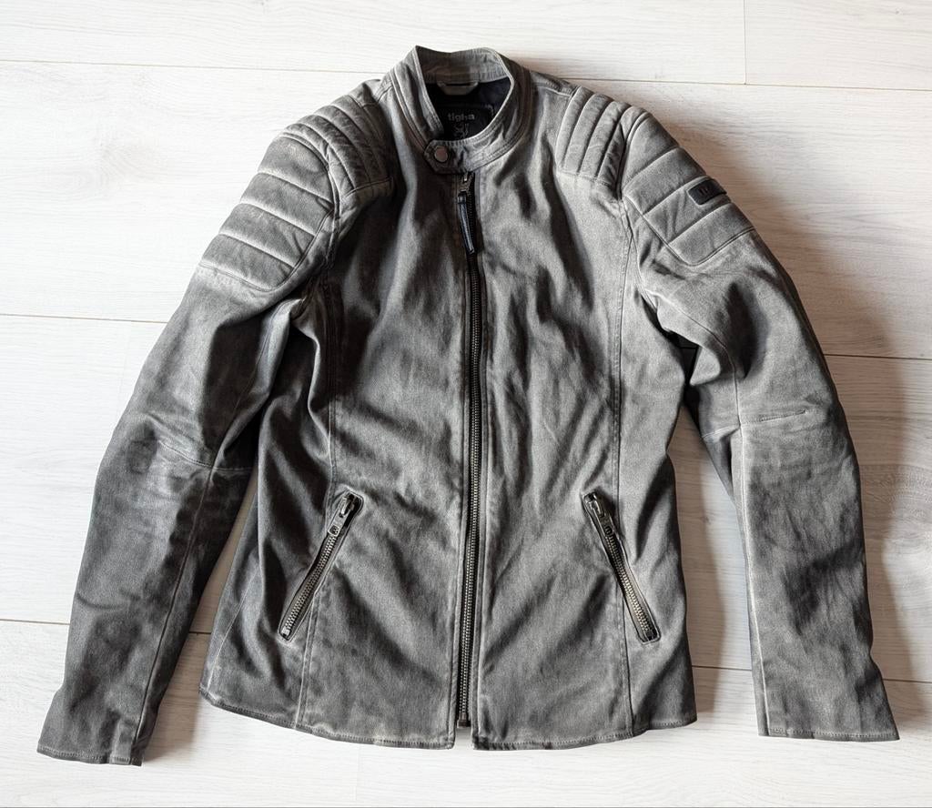 Stoere Biker Jacket van  Tigha Maat L, Ophalen of Verzenden, Zo goed als nieuw, Tigha