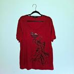 Bonita rood shirt met vogelprint, katoen en elastisch, Kleding | Dames, T-shirts, Maat 42/44 (L), Bonita, Ophalen of Verzenden