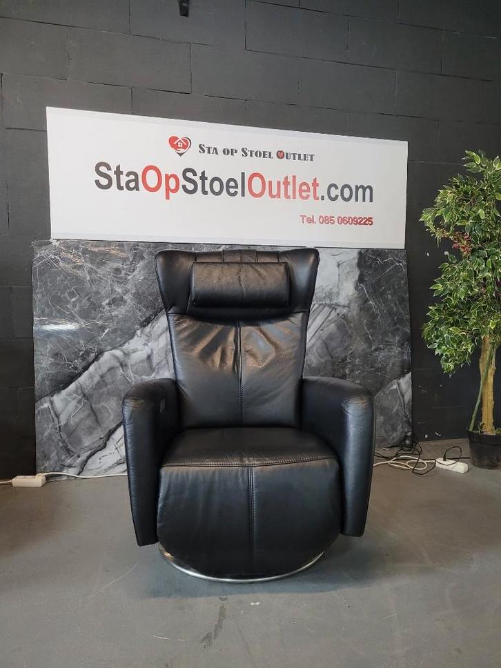 Staopstoel Prominent Sorisso op accu met tiptoetsen, Huis en Inrichting, Fauteuils, Gebruikt, Leer, 50 tot 75 cm, Minder dan 75 cm