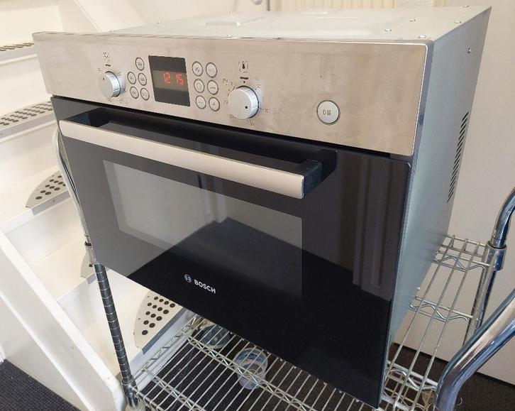 Bosch HBC84H501 combimagnetron inbouw, Witgoed en Apparatuur, Ovens, Gebruikt, Inbouw, Oven met grill, 45 tot 60 cm, 45 tot 60 cm