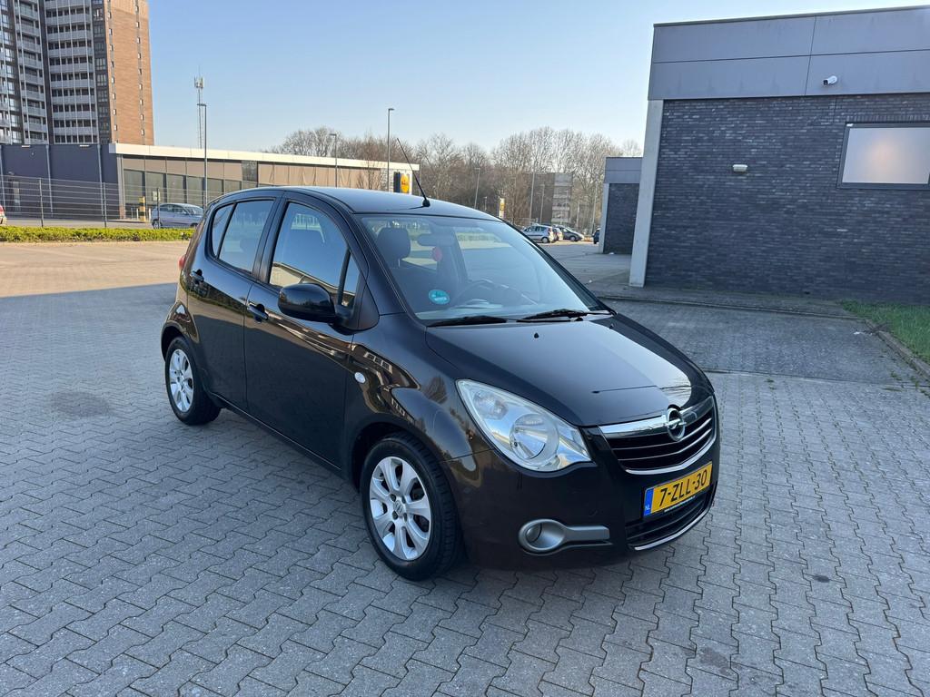 Opel Agila 1.2 Edition, Auto's, Voorwielaandrijving, 4 cilinders, 965 kg, Zwart