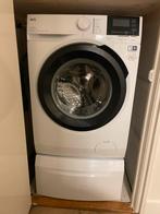 Wasmachine AEG, Ophalen, Zo goed als nieuw, Voorlader, 85 tot 90 cm