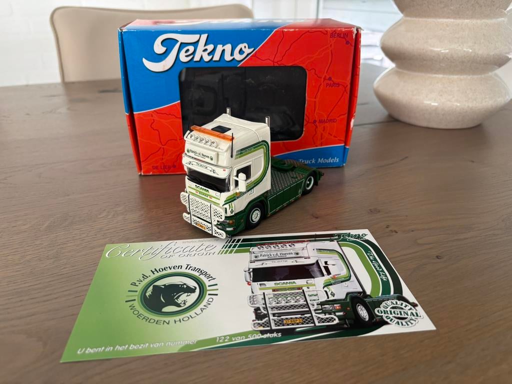 Tekno scania patrick vd hoeven, Ophalen of Verzenden, Zo goed als nieuw, Bus of Vrachtwagen, Tekno