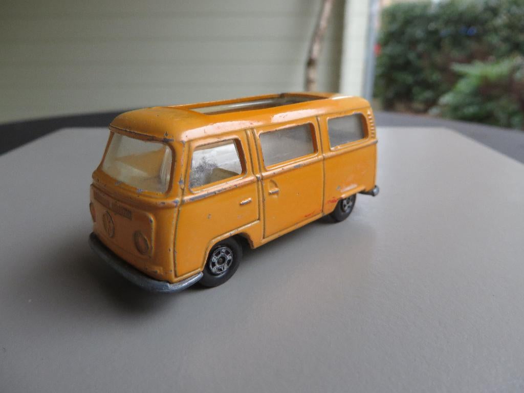 Matchbox Volkswagen T2 Camper No 23 Oranje, Ophalen of Verzenden, Gebruikt, Auto