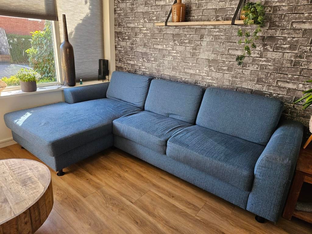 Hoekbank Leenbakker, Huis en Inrichting, Ophalen, 250 tot 300 cm, Gebruikt, Hoekbank