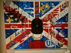 Pop / Streetart schilderij – Union Jack – Carsten van Dijk, Ophalen of Verzenden