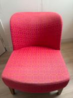 Vintage retro IKEA fauteuil met geometrische print roze, Huis en Inrichting, Fauteuils, Ophalen, Gebruikt, 75 tot 100 cm, Stof