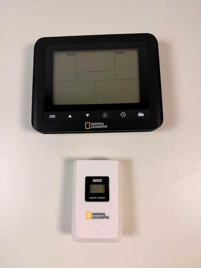 National Geographic Weerstation met Buitensensor, Ophalen of Verzenden, Gebruikt, Weerstation