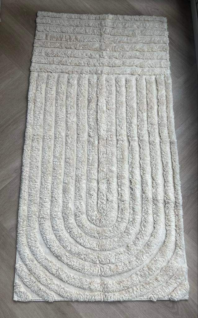 Tapijt /kleed (120 x 60) 2 stuks NIEUW, Huis en Inrichting, Stoffering | Tapijten en Kleden, 100 tot 150 cm, Nieuw, Crème, Rechthoekig