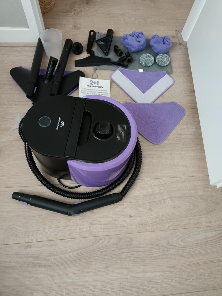 Motionflow stoomreiniger Pro MF-SP-001, Witgoed en Apparatuur, Stoomapparaten, Ophalen of Verzenden, Zo goed als nieuw, Stoomreiniger