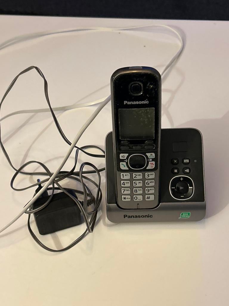 Panasonic draadloze huistelefoon met basisstation, Ophalen of Verzenden, Zo goed als nieuw, 1 handset