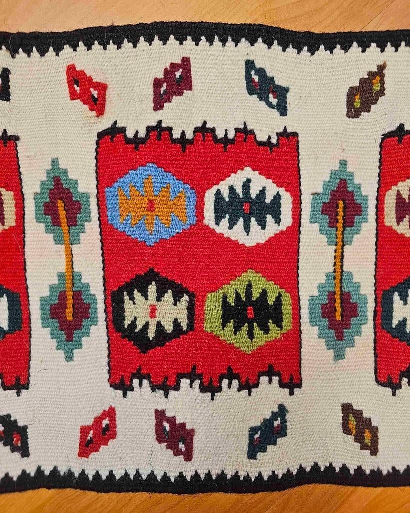 Kleurrijke Kelim Loper 90/29 cm, Minder dan 50 cm, Gebruikt, 50 tot 100 cm, Etten-Leur