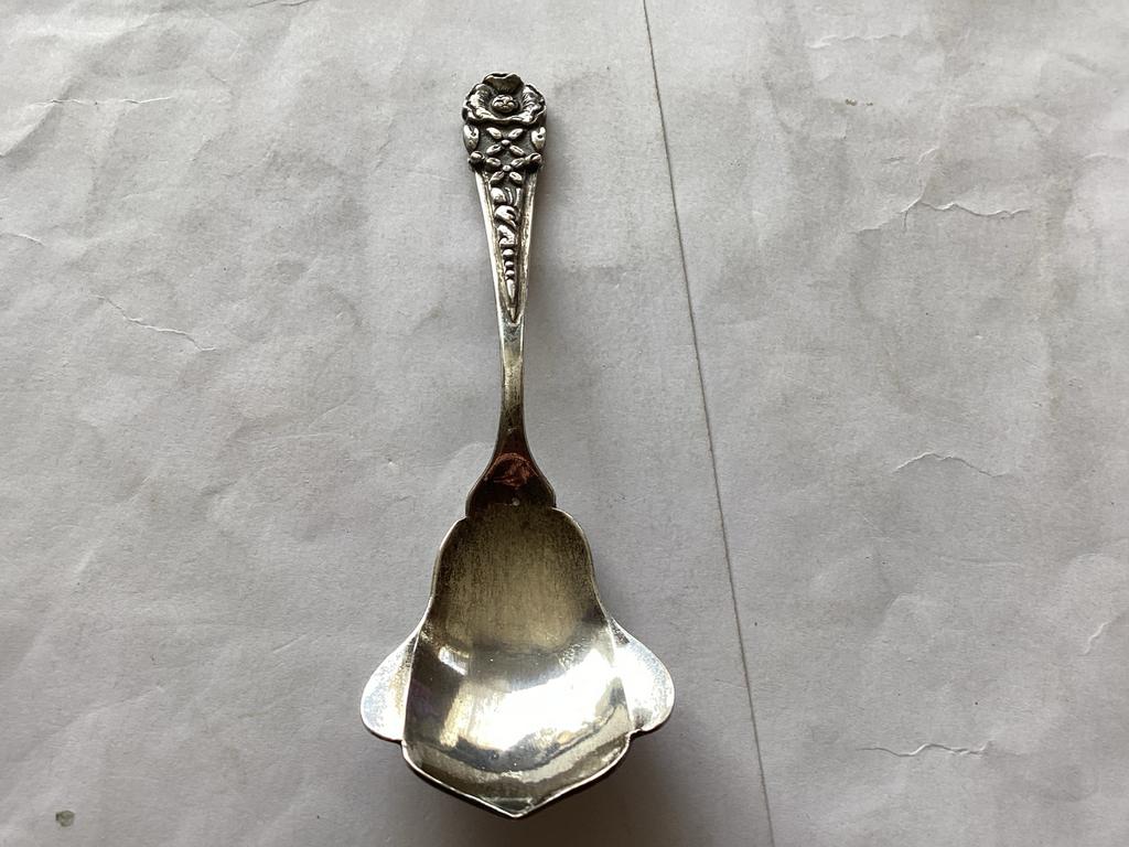 Antieke zilveren suikerschep met  27 gram, Ophalen of Verzenden