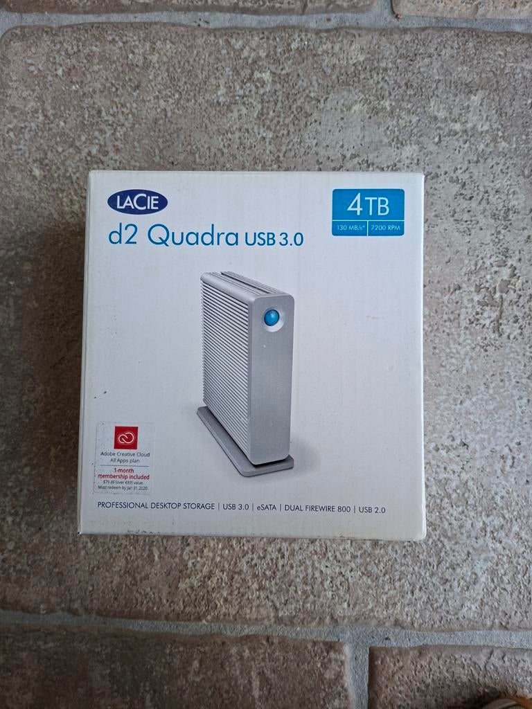 LaCie d2 Quadra USB 3.0 4TB Externe Harde Schijf, Computers en Software, Harde schijven, Zo goed als nieuw, Server, Extern, HDD