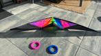 Kite vlieger 160 X 80 cm. Kite vlieger 80x75 cm, Sport en Fitness, Vliegeren, Ophalen, Gebruikt, Tweelijns, Toebehoren
