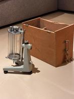 Vintage Laboratorium Apparaat met Houten Kist, Ophalen