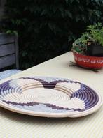 Decoratieve rieten schaal/mand - Wanddecoratie, Schaal, Rond, Ophalen of Verzenden, Zo goed als nieuw