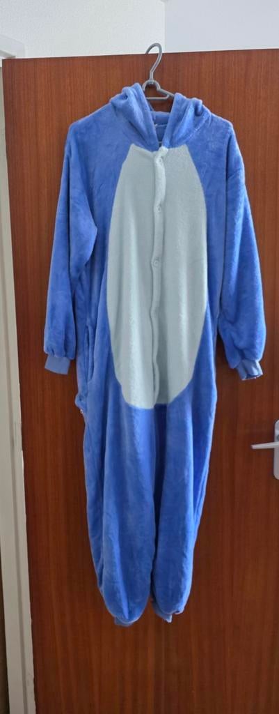 Stitch Onesie - Blauw, Maat S als maat M, Blauw, Ophalen, Maat 38/40 (M), Onbekend
