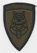 embleem Litouwen - Mechanized Infantry Brigade Iron Wolf, Verzenden, Landmacht, Overige gebieden, Embleem of Badge