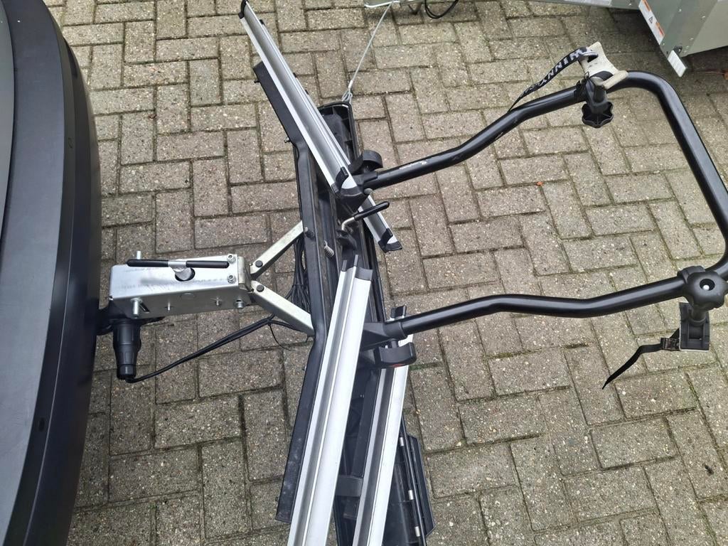 Twinny Load kantelbaar fietsenrek voor 2 e-bikes, Ophalen