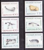 Groenland 1991 pf mi 211 - 216 zeehonden, Verzenden, Denemarken, Postfris