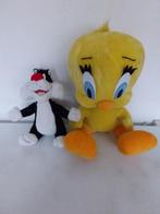 Tweety en Sylvester knuffels, Ophalen of Verzenden, Gebruikt, Overige typen