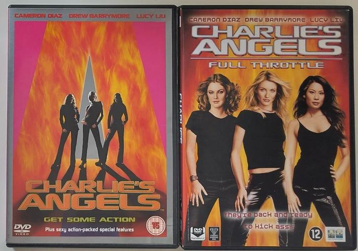 Charlie's Angels 1 & 2 (2000 & 2003) *2 DVD, Cd's en Dvd's, Dvd's | Actie, Zo goed als nieuw, Actie, Vanaf 12 jaar, Ophalen of Verzenden