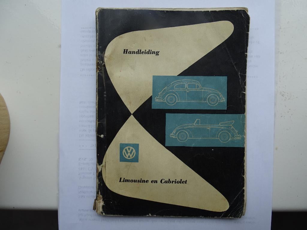 Volkswagen handleiding 1959, Ophalen of Verzenden