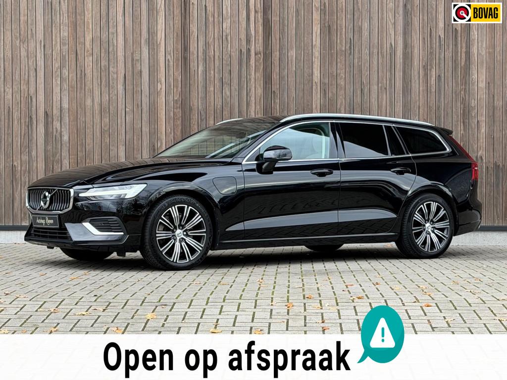 Volvo V60 2.0 T6 Recharge AWD Inscription Long Range / Trekh, Auto's, Volvo, Automaat, Verwarming stoelen achter, Gebruikt, Beige