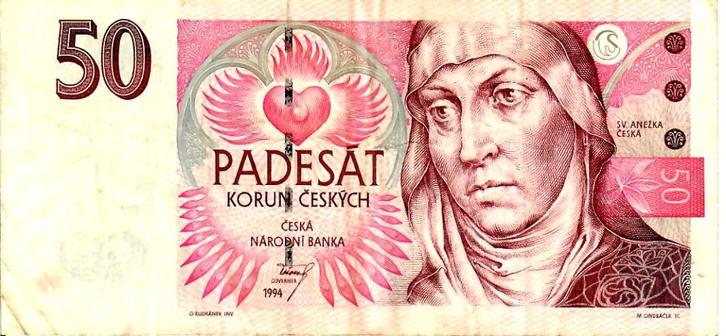 Te koop Tsjechische Bankbiljet van 50 Koruna Padesat., Postzegels en Munten, Bankbiljetten | Europa | Niet-Eurobiljetten, Los biljet