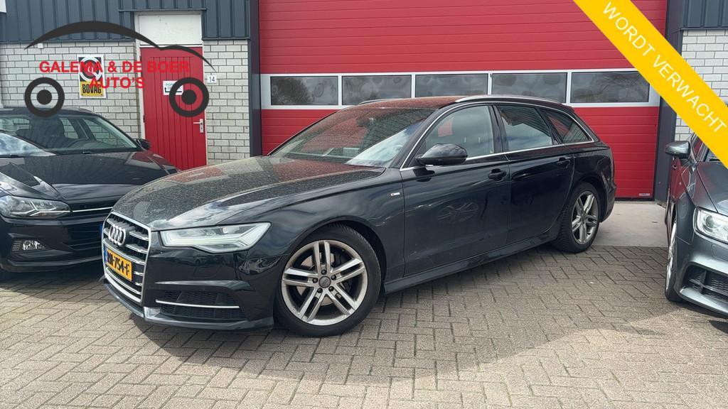Audi A6 Avant 1.8 TFSI ultra S line Edition AUTOMAAT / TREKH, Leder en Stof, Zwart, Origineel Nederlands, Electronic Stability Program (ESP)