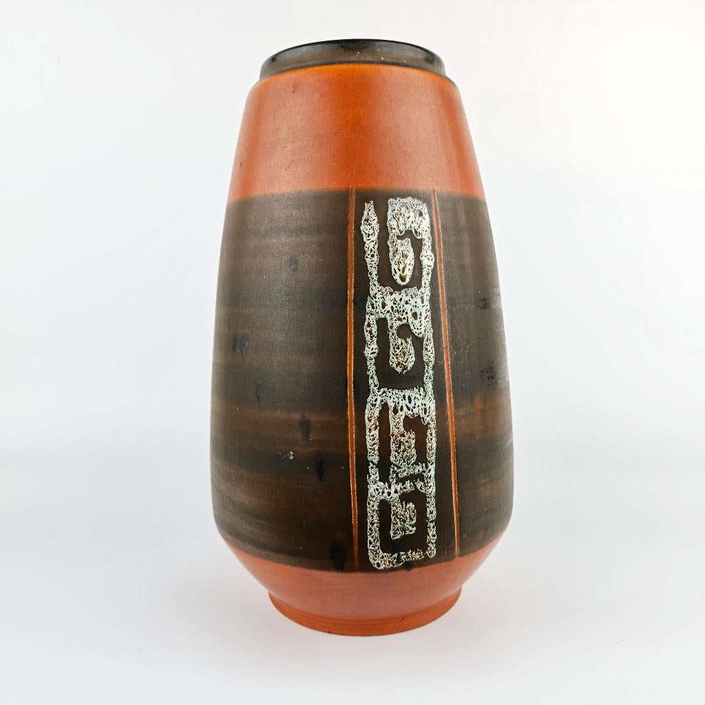 West-Duitse Fat Lava vaas door Bay keramik 651-30, Antiek en Kunst, Antiek | Vazen, Ophalen of Verzenden