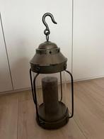 Industriële lantaarn, Huis en Inrichting, Woonaccessoires | Kandelaars en Kaarsen, Ophalen, Zo goed als nieuw, Metaal, 25 tot 50 cm
