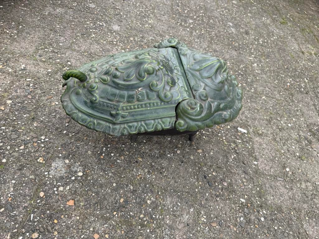 Gietijzeren bak, Ophalen of Verzenden, Zo goed als nieuw