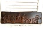 Antieke koekplank speculaas plank zeldzame afbeelding 36 cm, Ophalen