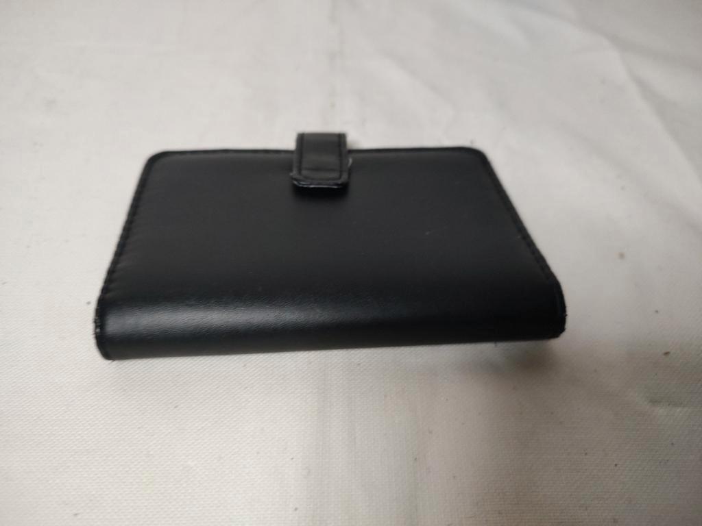 K639 Zwarte kunstlederen agenda organizer model mini 67x104, Diversen, Gebruikt, Onbekend, Ophalen of Verzenden, Onbekend