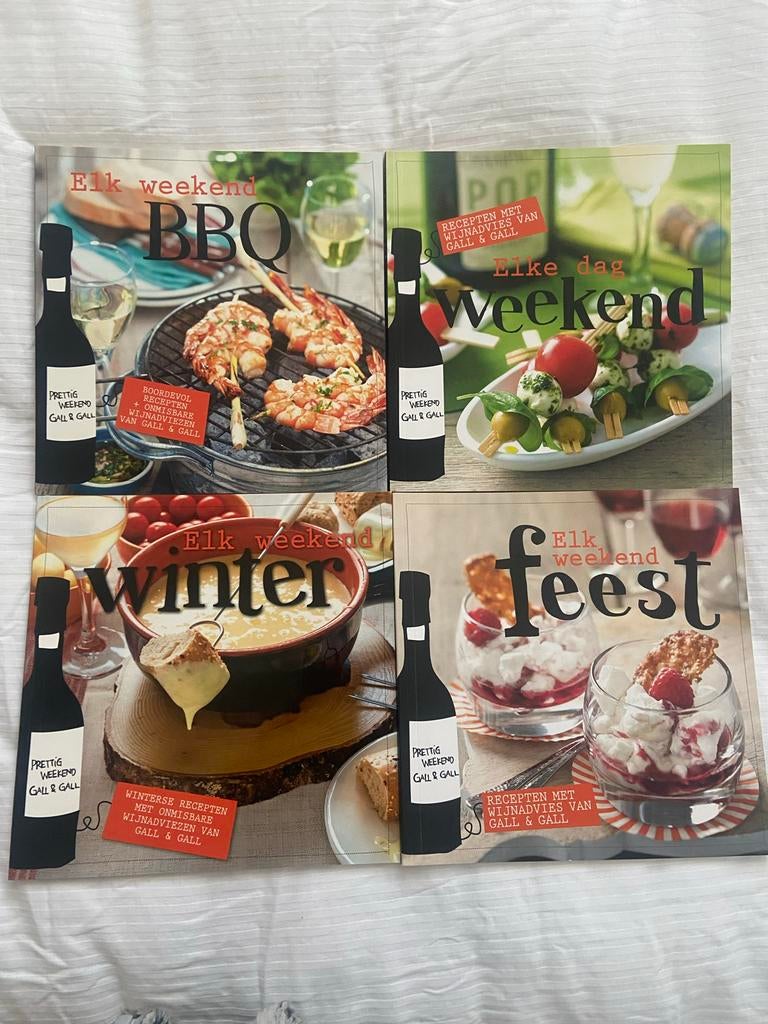 Elk weekend kookboeken Gall & Gall (4 stuks), Boeken, Ophalen of Verzenden, Gelezen, Hoofdgerechten