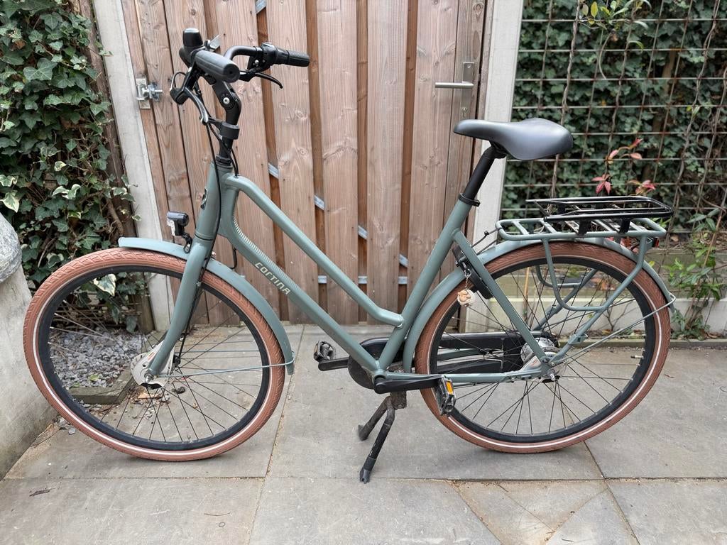Cortina Foss damesfiets framemaat 57 Dark Slate Matt, Fietsen en Brommers, Fietsen | Dames | Damesfietsen, Overige merken, Gebruikt