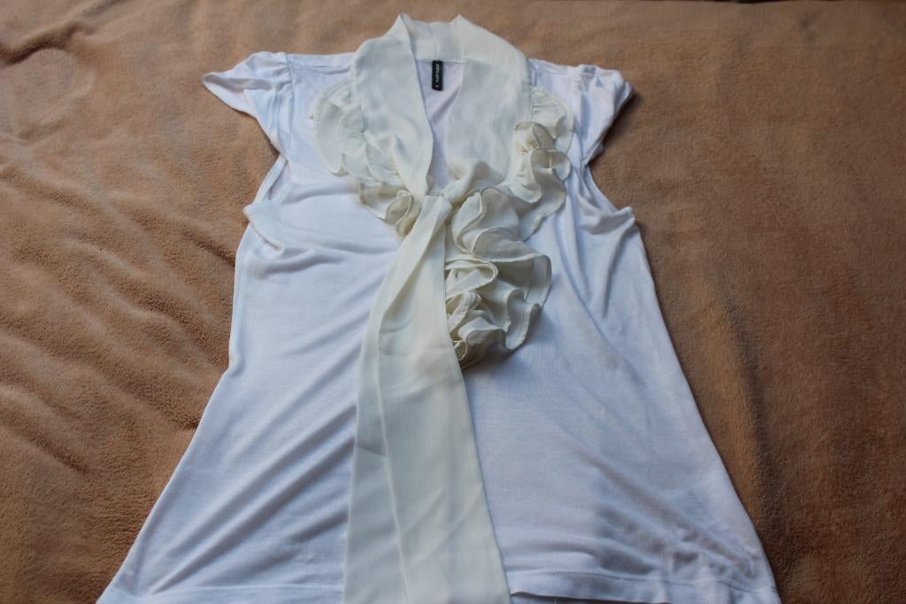 top van NAF NAF maat M, Maat 38/40 (M), Wit, Ophalen of Verzenden, Zo goed als nieuw