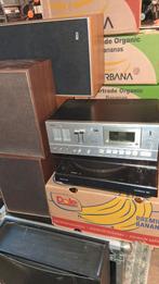 PHILIPS platenspeler, speakers, cassette., Ophalen, Gebruikt, Philips