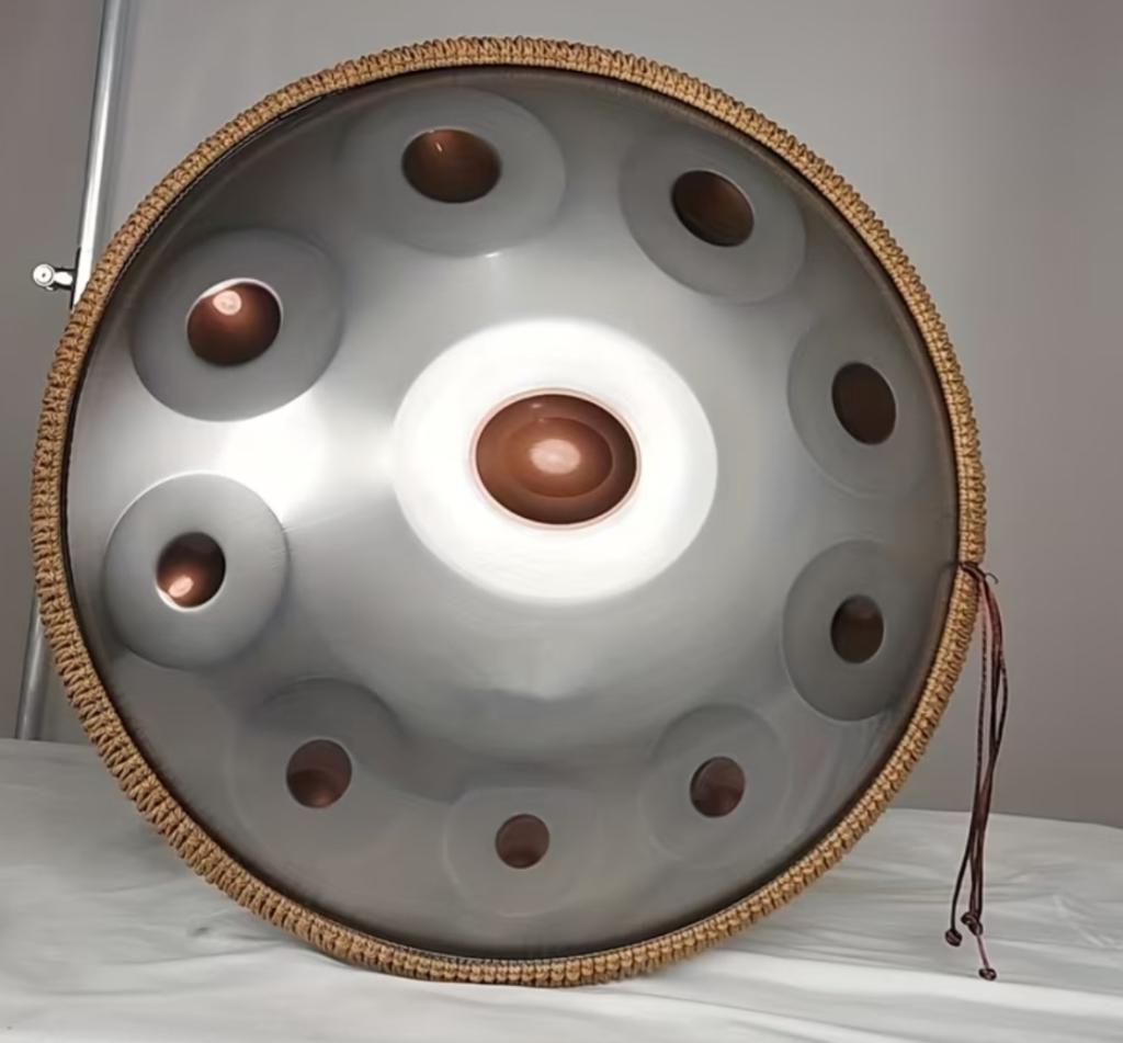 Vigorea Handpan 10 tonen – Meditatief klankinstrument, Ophalen of Verzenden, Zo goed als nieuw, Melodische percussie