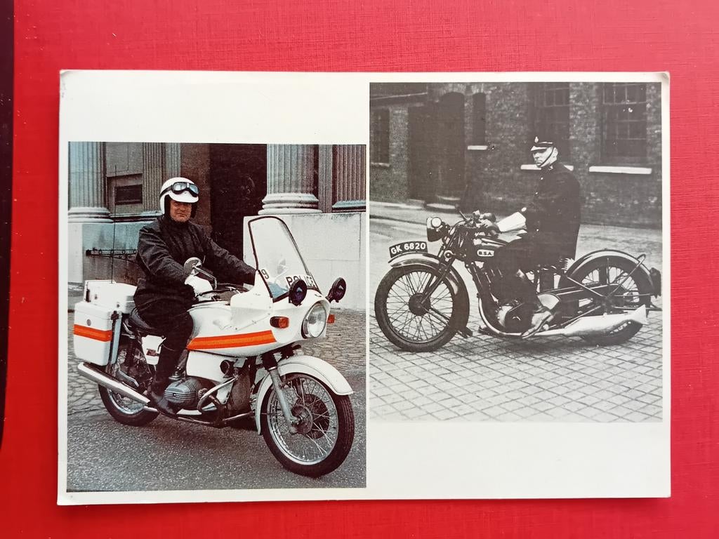 Ansichtkaart Police on wheels, Ophalen of Verzenden, 1980 tot heden, Sterren en Beroemdheden