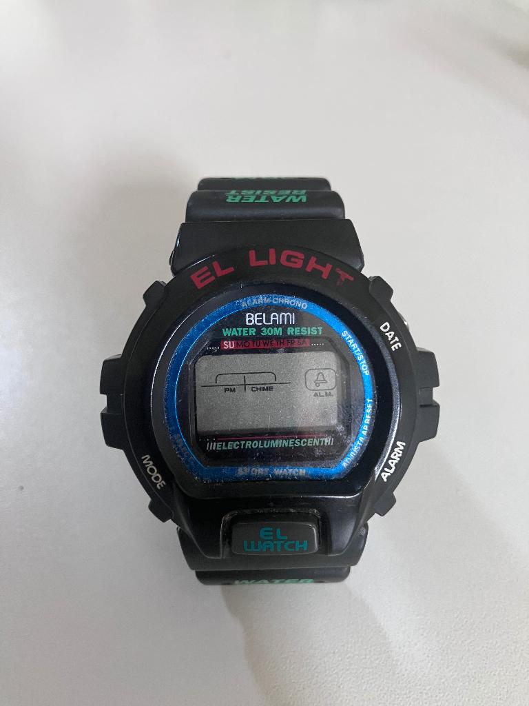 Belami vintage watch sport, Overige merken, Kunststof, Polshorloge, Kunststof