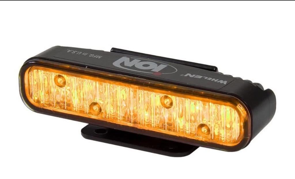 Whelen ION amber / oranje LED flitsers grilflitsers 12 Volt, Ophalen of Verzenden, Zo goed als nieuw