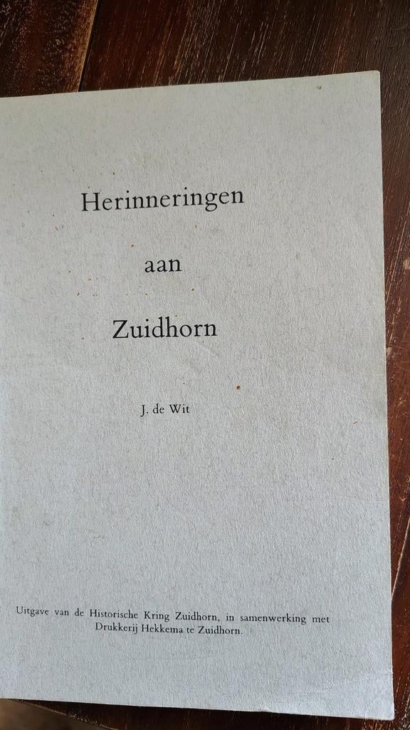 Zuidhorn, Ophalen of Verzenden, Overige onderwerpen